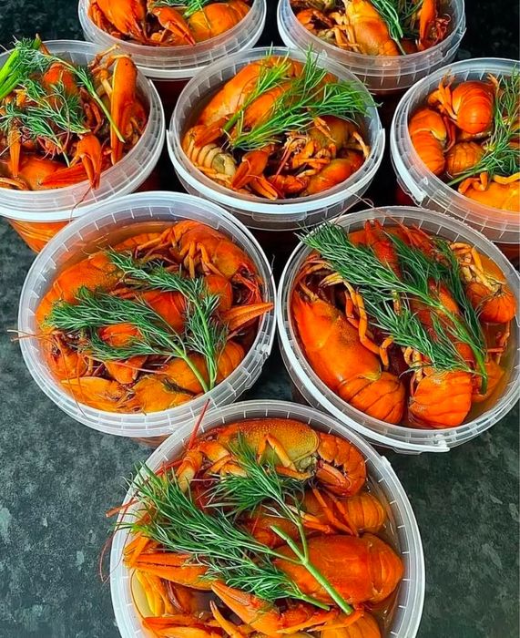 Раки разных размеров,акция 2+1,креветки