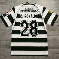 Tricou fotbal Reebok Sporting Lisbon 2001-03 - C. RONALDO 28