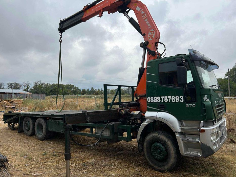 услуги камион с кран, транспорт на всякакви товари