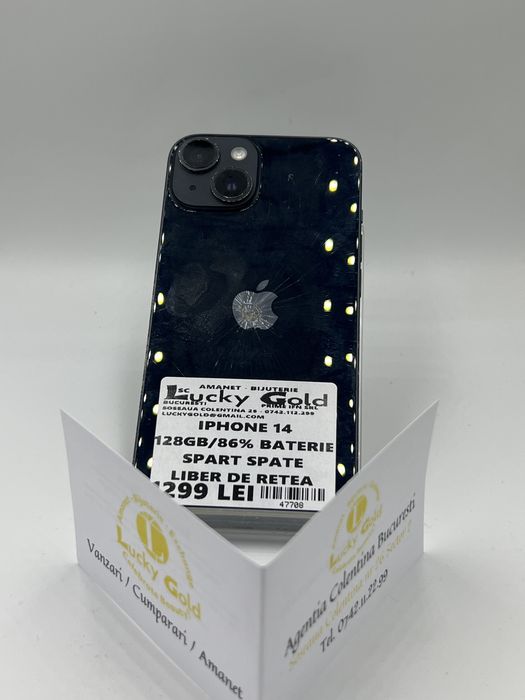 Iphone 14 Spart spate 128gb/86%baterie #47708