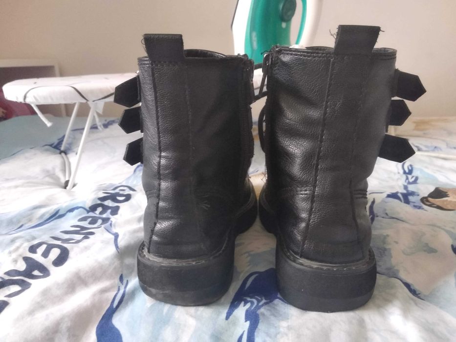 Боти Zara естествена кожа 31 и 32номер
