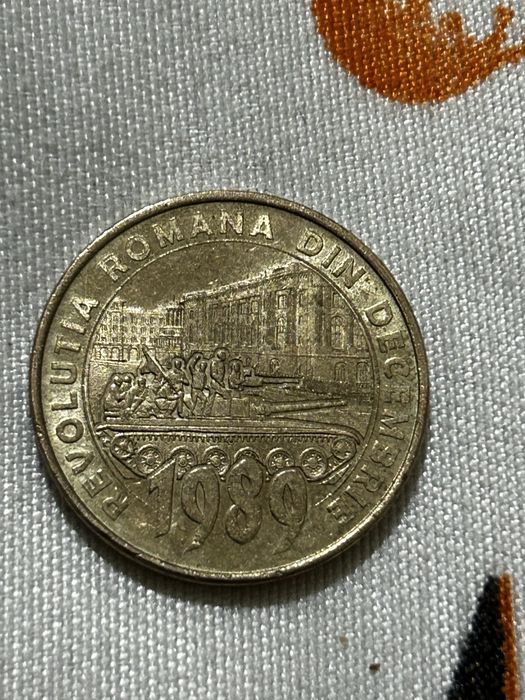 Moneda de 50 de bani revolutia 1989