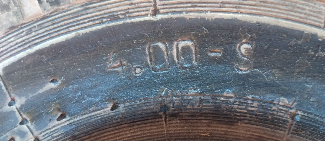 Джанта с гума 4"-външ+вътрешна от БГ електрокар