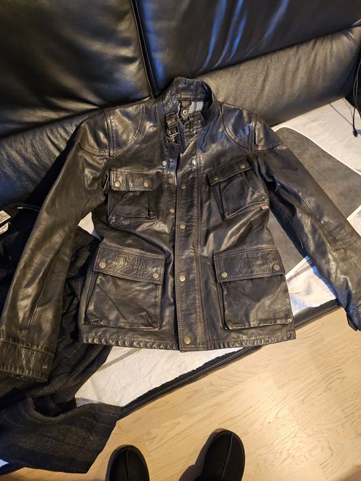 Geaca din piele Belstaff Panther 1966 mărimea 44