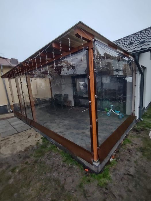 Folie terase și foișoare,  folie terasa transparenta