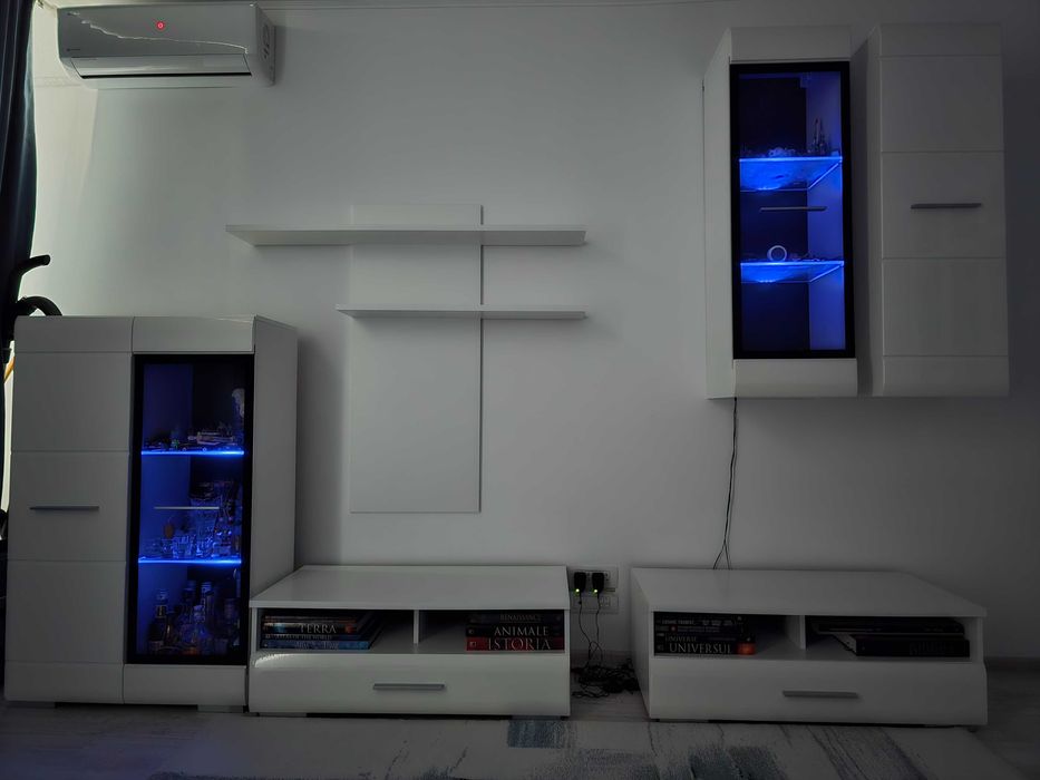 Mobila alba living Kika
