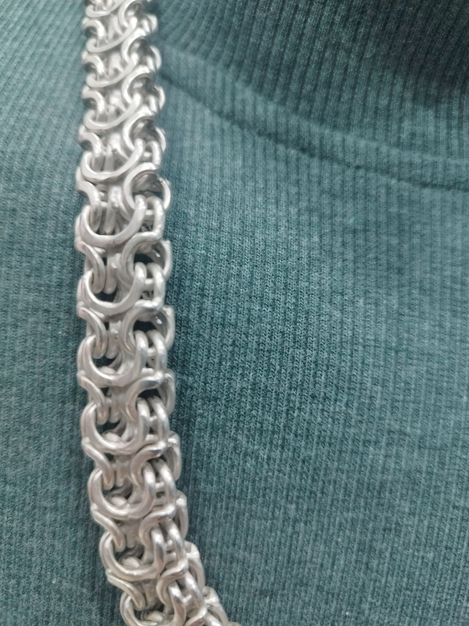 Серебренная цепь длинна 70см