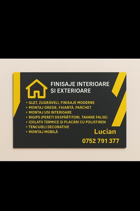 Constructii, finisaje