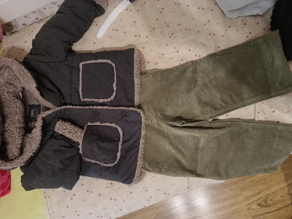 Zara, яке, джинси, гаещеризон! Цената е за три артикула., 104 размер,