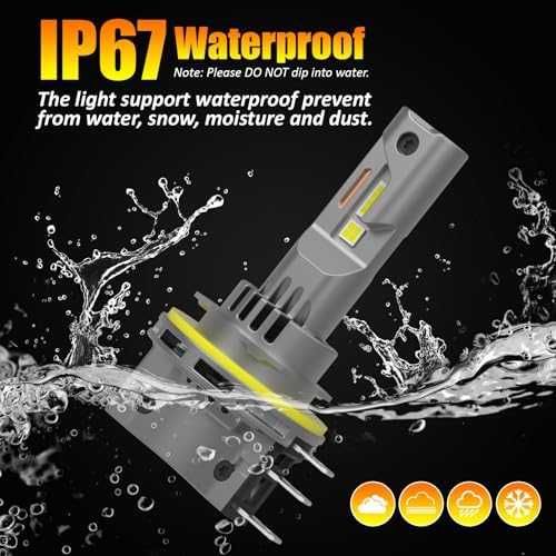 Нови H15 LED 100W 12000LM 6500K Супер Ярки Крушки – 2 броя фарове кола