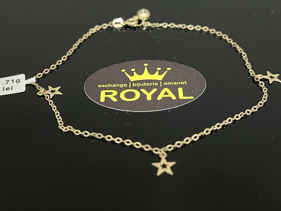 Bijuteria Royal CB : Bratara picior dama aur 14k 1,71gr