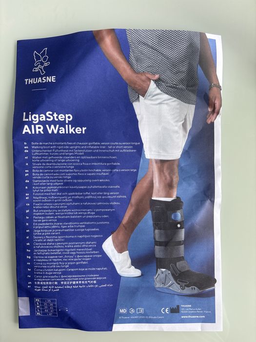 Orteza pentru picior cu pompa