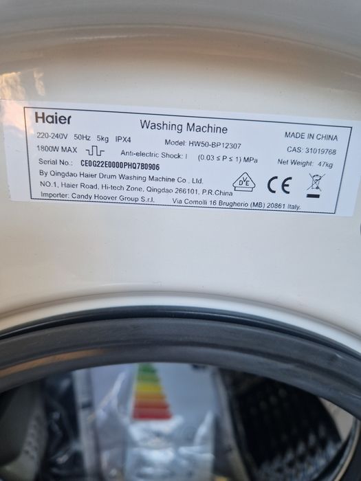 Мини Пералня Haier 5 кг А+++ 1200 оборота