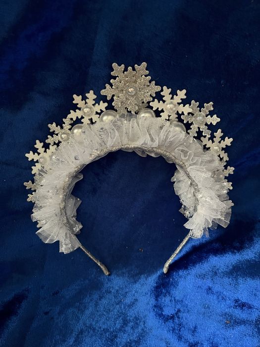 Корона ободок Снежинка