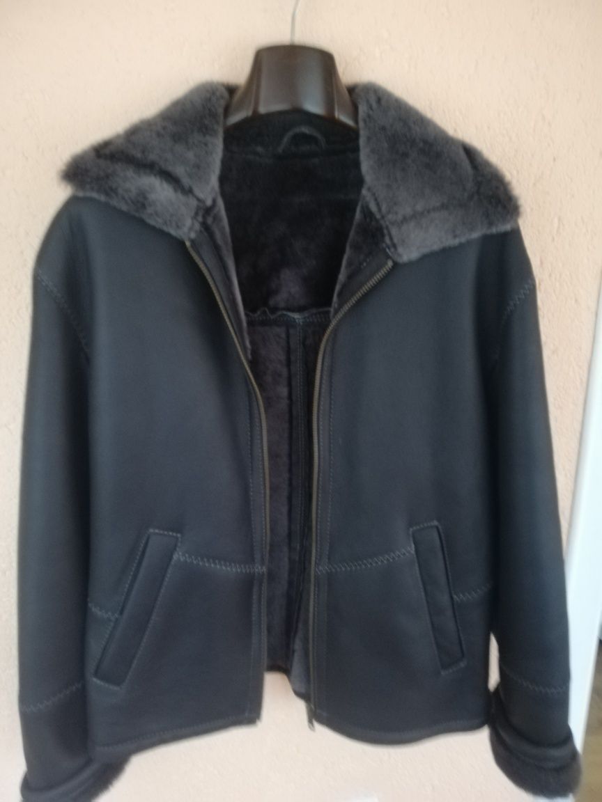 Geaca piele bărbati Casa Teo M model Aviator