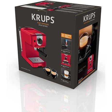 Vand Espressor KRUPS Pump XP320530 1.5l 15 bar rosu in garantie