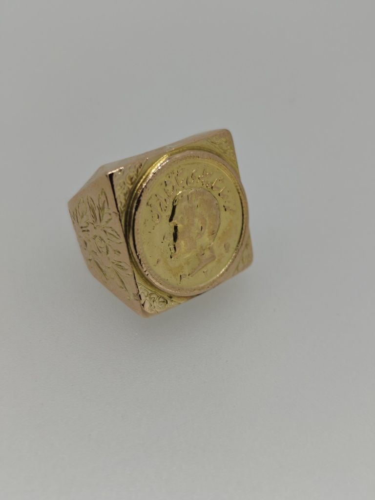 Ghiul aur cu moneda de 22k 15.51 (r)