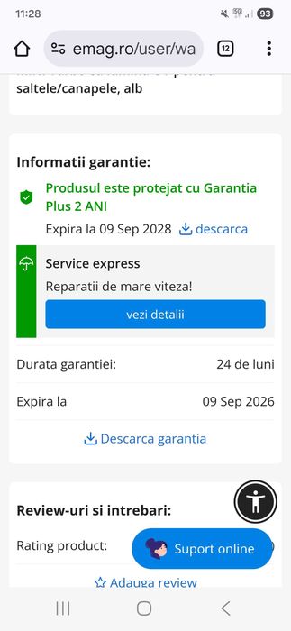 Vand aspirator vertical Electrolux Hygienic 700