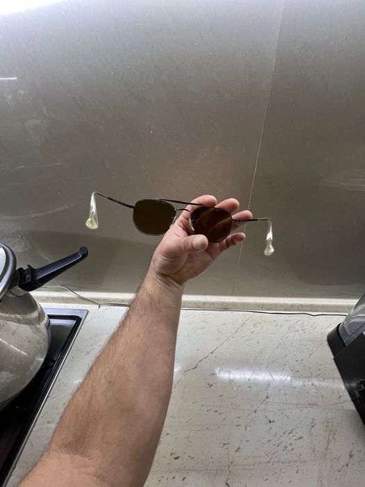 Ray-ban marshal gold silver glass