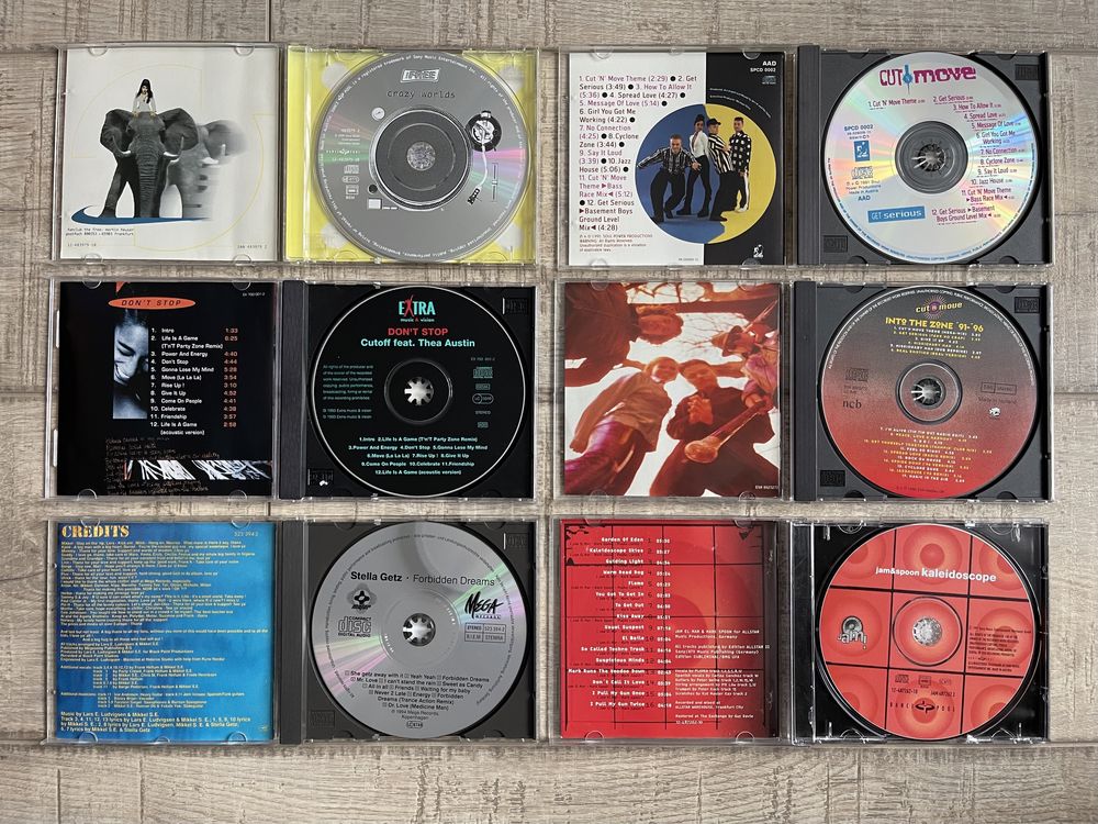 Cd-uri originale The Free, Cutoff, RMB, Boney M, The Underdog Project