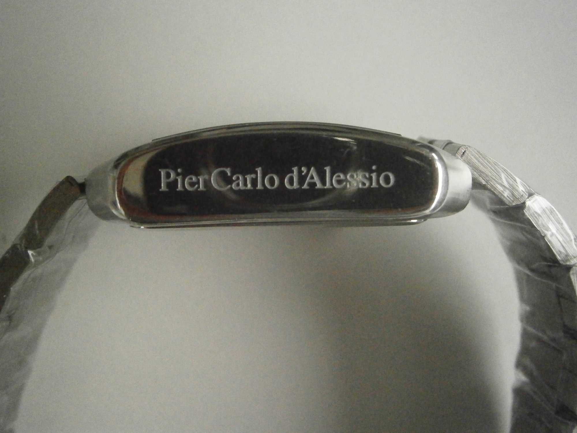 PierCarlo d`Alessio - quartz chronograph, Japan movement, 36x44mm,TOP!