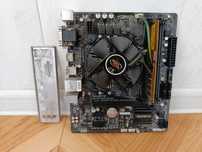 Комплект
Плата GIGABYTE B250M
CPU G4400
ОЗУ 8гб