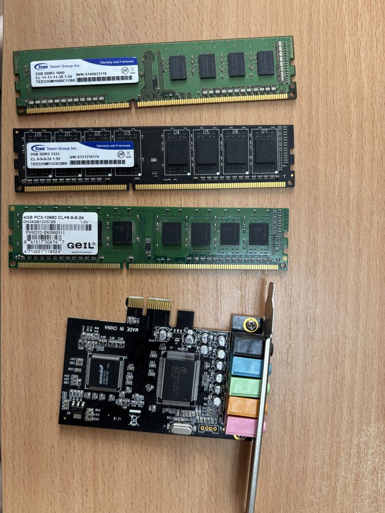 Ddr3 озу и звуковая карта в подарок