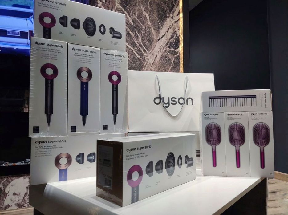 Новый набор Dyson Фен-Стайлер-Выпрямитель + комплект магнит насадок