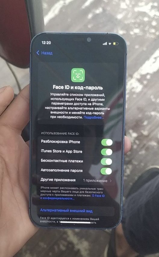 Iphone 12 rangi kõk yomkost 76 pamyat 64 abmen qilaman