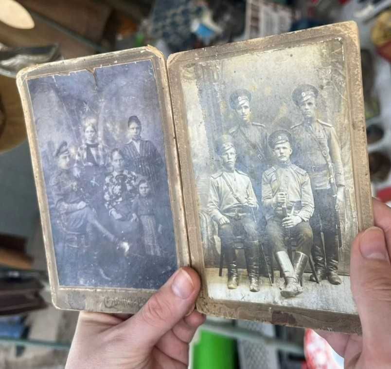 Две фотокарточки старинные 1900х годов