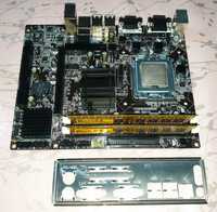 Набор - Материнская плата, G41, DDR3 - 4Gb, процессор E5800. Продам.