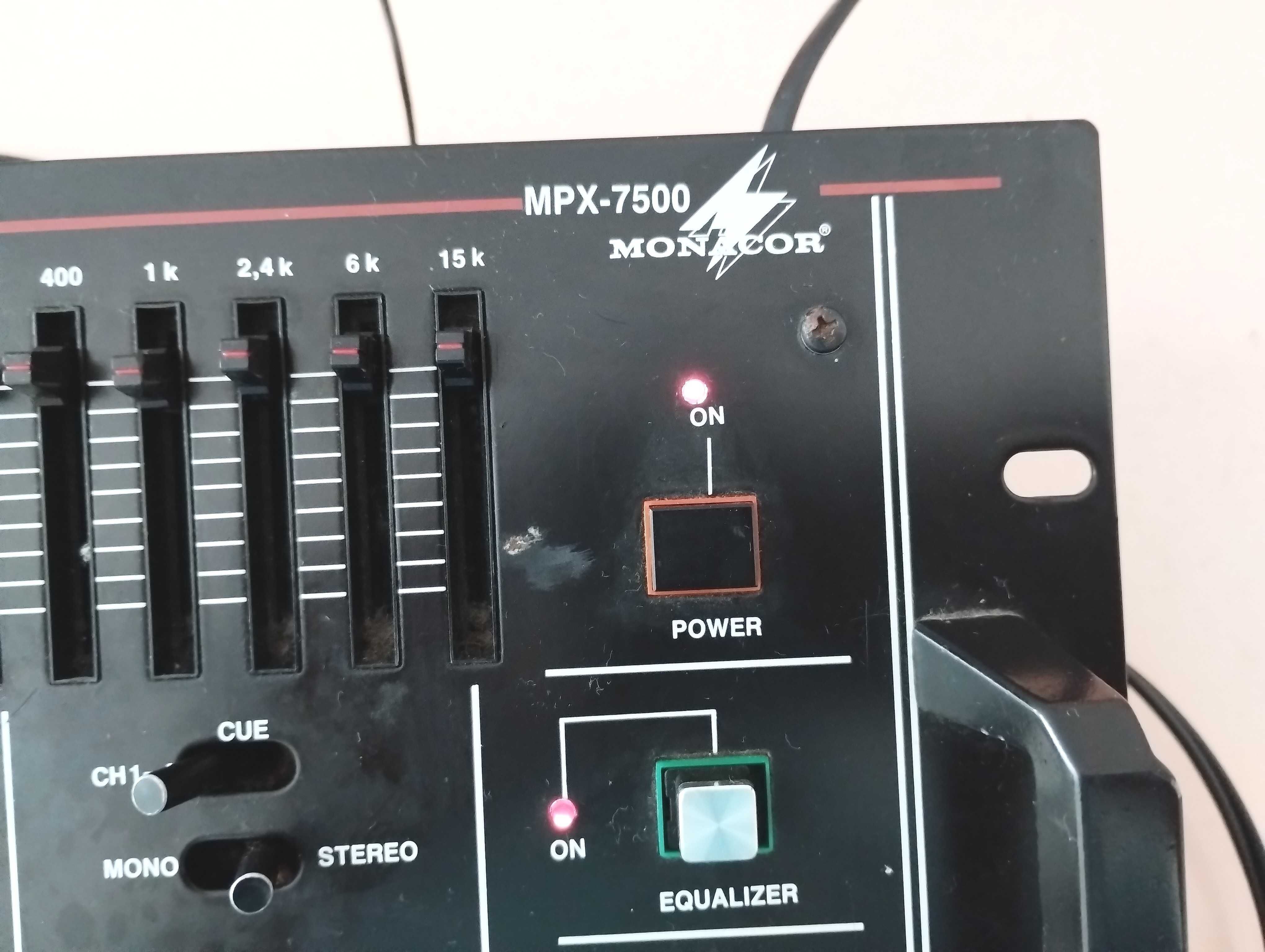 accesorii audio hi fi mixer Monacor MPX7500 egalizator preamplificator