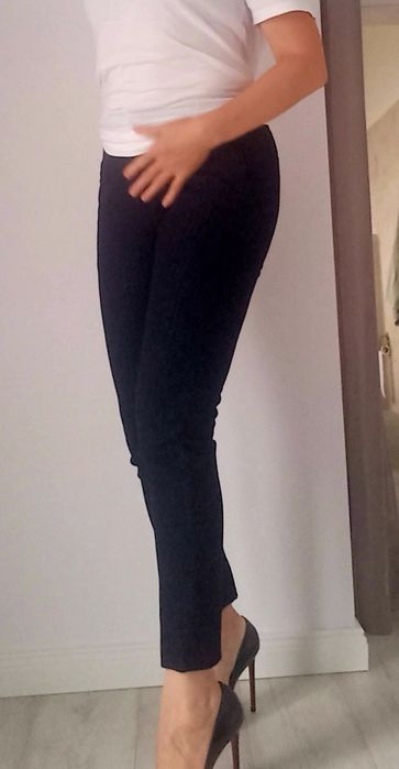 Pantaloni Sandro Paris  S  fir argintiu