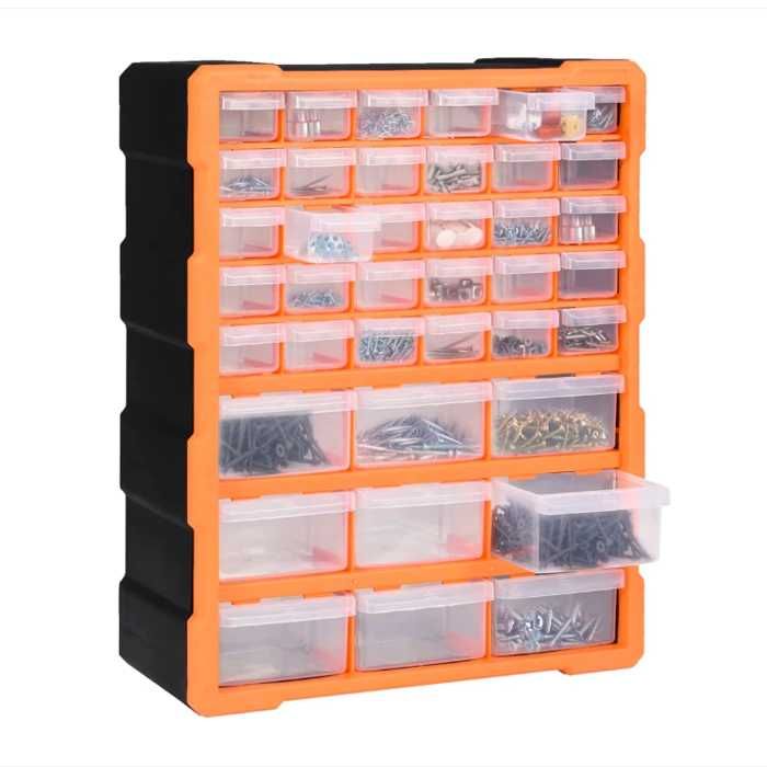 Органайзер за стена с 39 кутии PA1301 Панел инструменти и дребни части