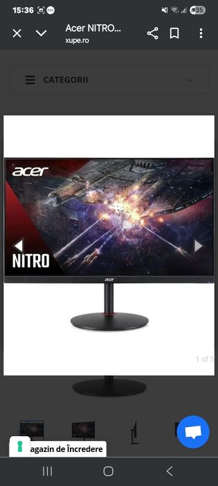 Monitor gaming Acer