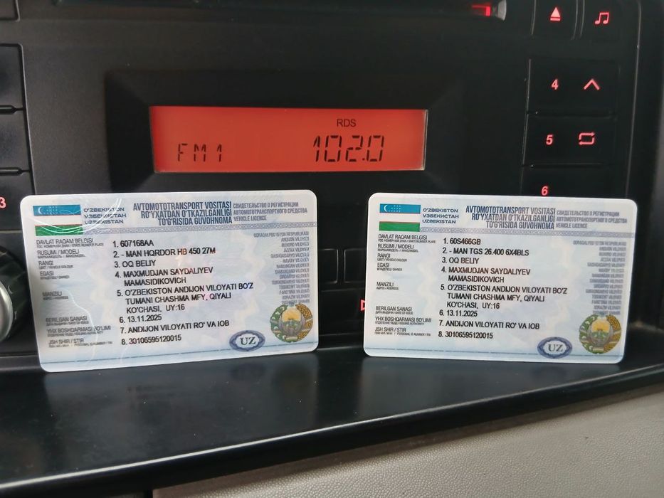 MAN сотилади холати ало