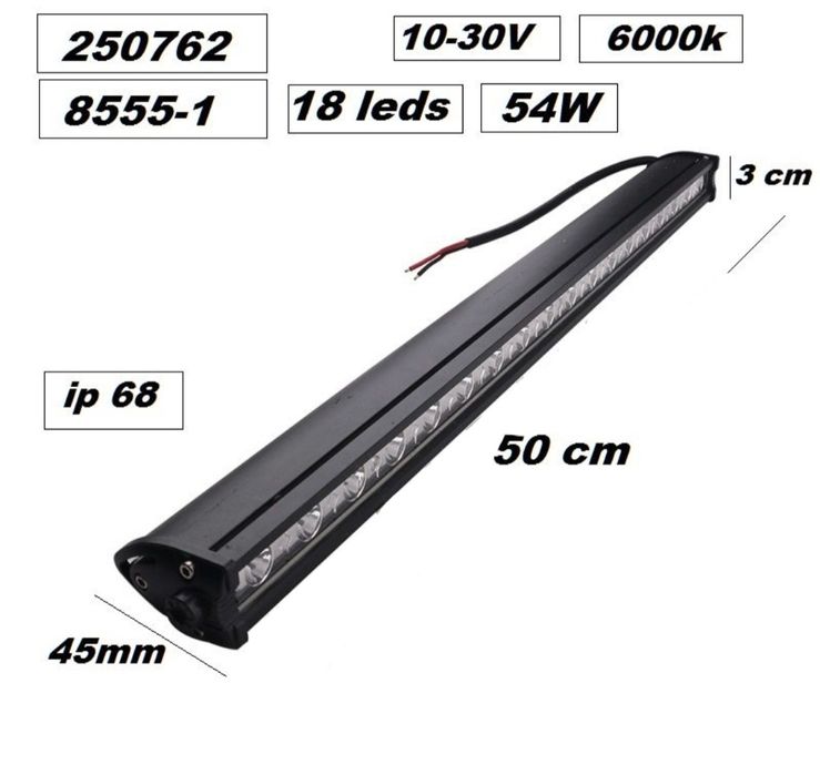 ХАЛОГЕН -LED BAR- 54W - 50 см.