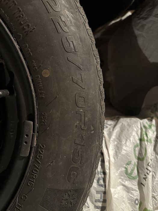 225/70/R15C зима с дисками