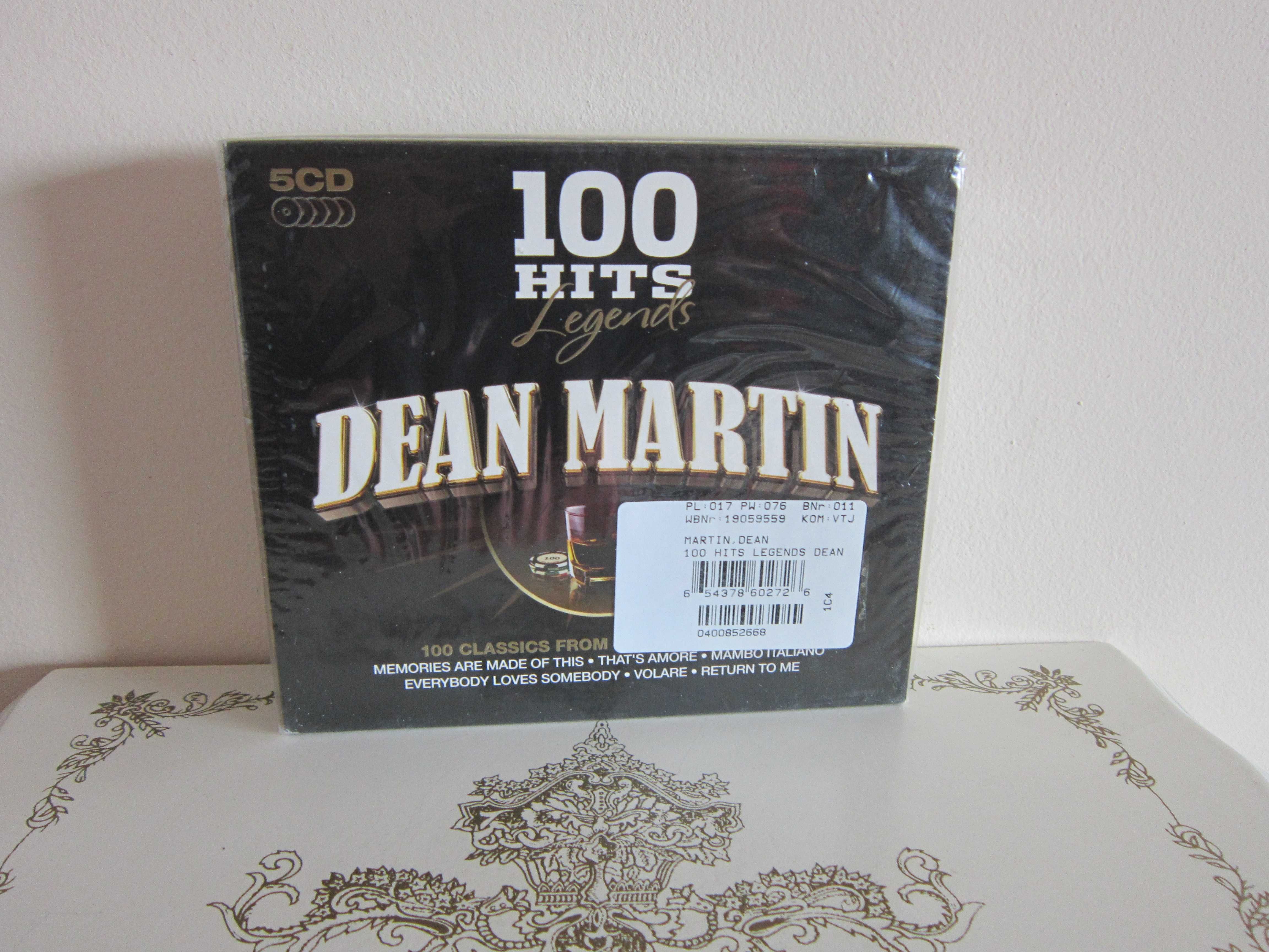 cadou rar set 5 cd Dean Martin ‎-100 Hits Legends made in UK 2009