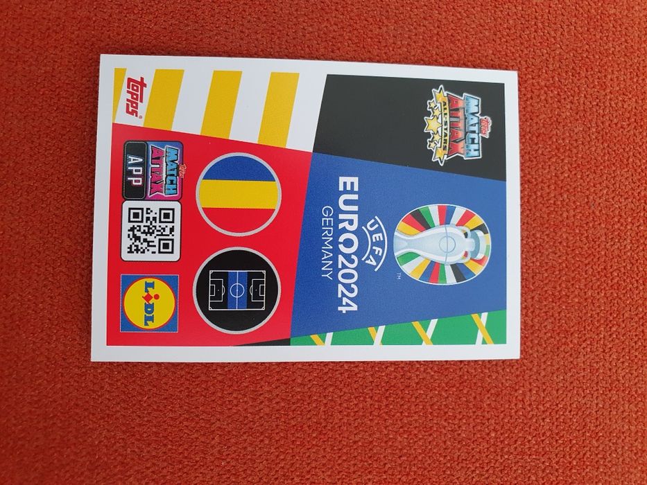 Cartonaș fotbal UEFA EURO2024 GERMANY Ianis HAGI