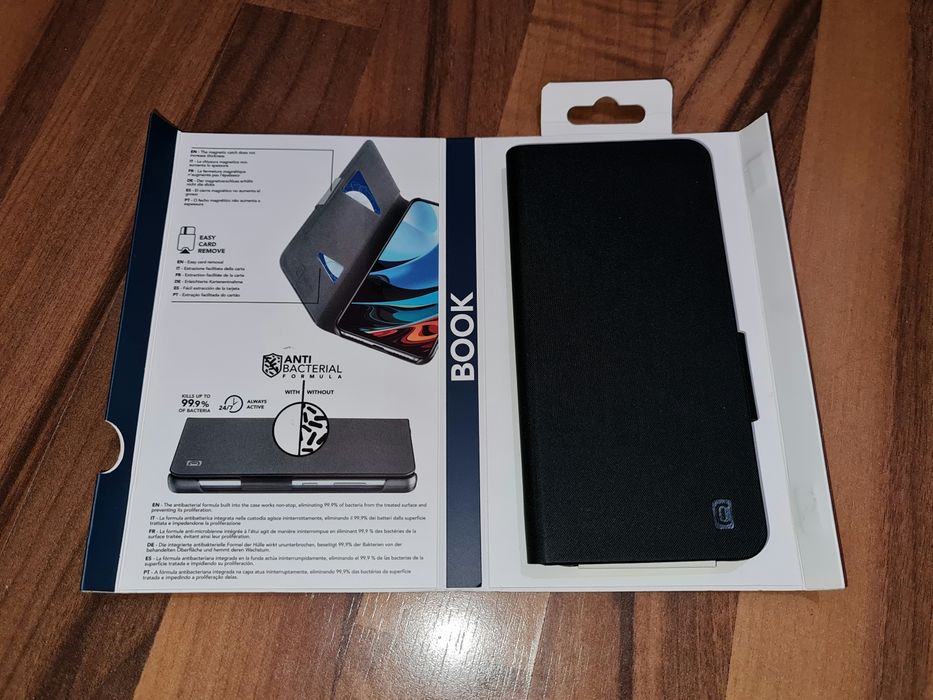 Husa flip magnetica originala Cellularline Book Cover Xiaomi Redmi 9T