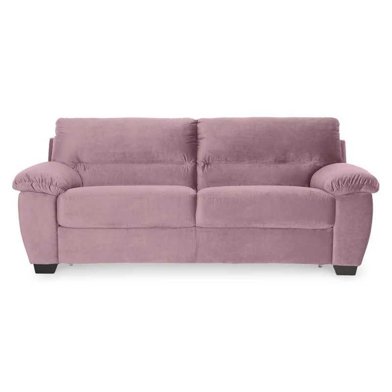 Canapea extensibila 3 locuri, roz pudra, Mobexpert