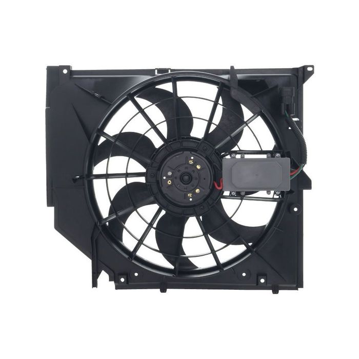GMV radiator electroventilator Bmw Seria 3 E46, 1998-2006 (316i, 316i/Ti, 318ci, 318i/Ci/Ti, 320i/Ci, 1,6; 1,8; 1,9; 2,0; 2,0 R6; Benzina, Cu AC, 290W/420mm, 3 pini, Aftermarket