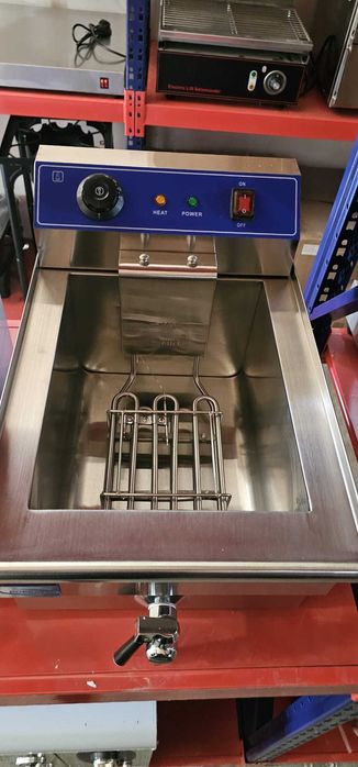 Friteuza electrica 16l cu robinet -TRANSPORT GRATUIT