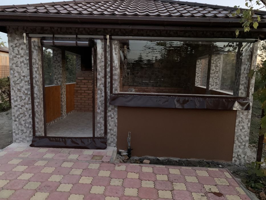 Închidere terase , foișoare și balcoane cu Folie PVC Cristal