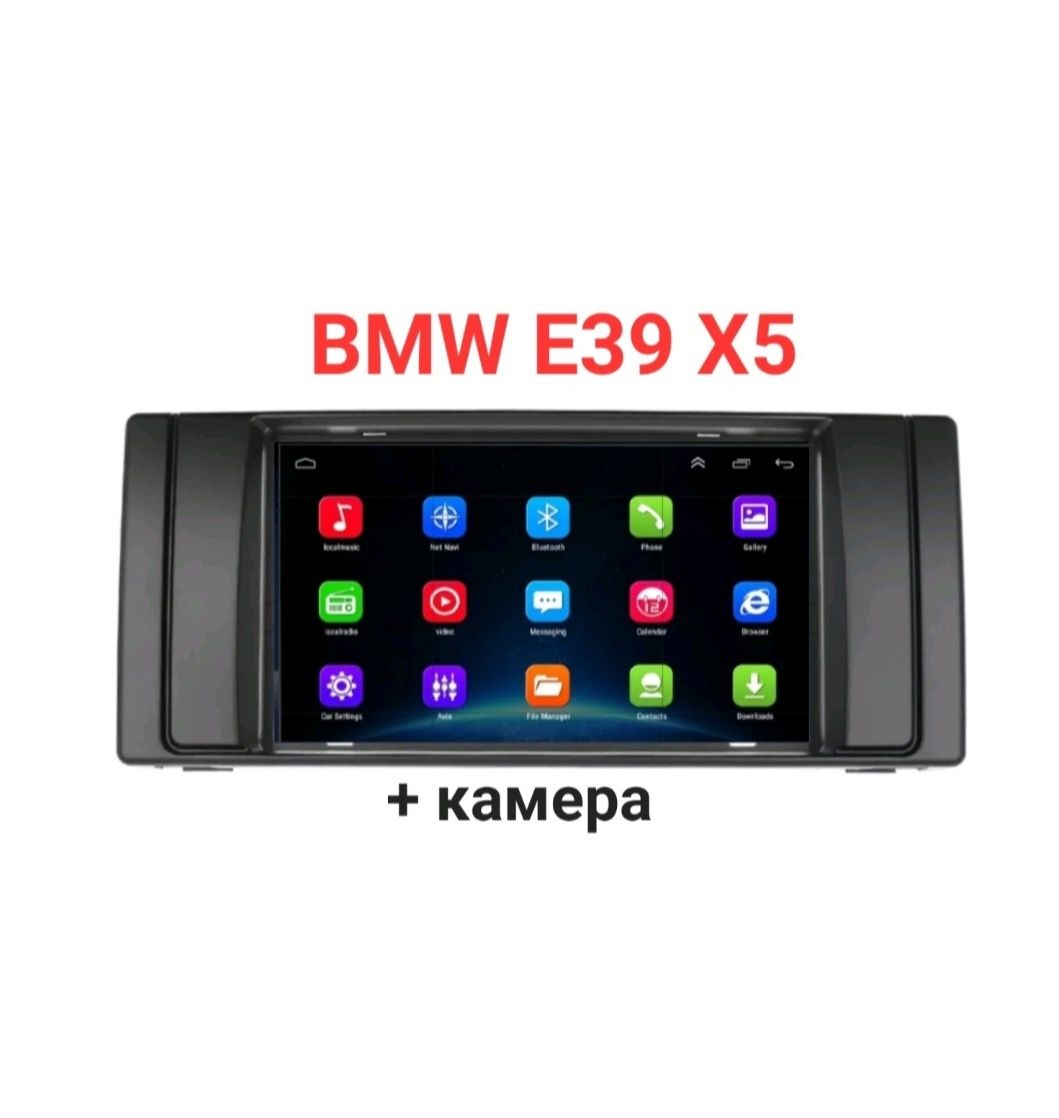 Мултимедия Андроид BMW Е39 X5 E38 E46 БМВ навигация android камера