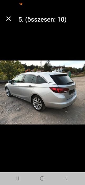 Opel astra K af. 2017 euro 6