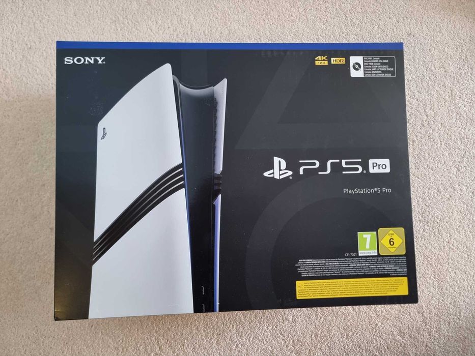 НОВ Неразопакован PS5 Playstation 5 Pro 2TB, 1 Контролер Реални Снимки