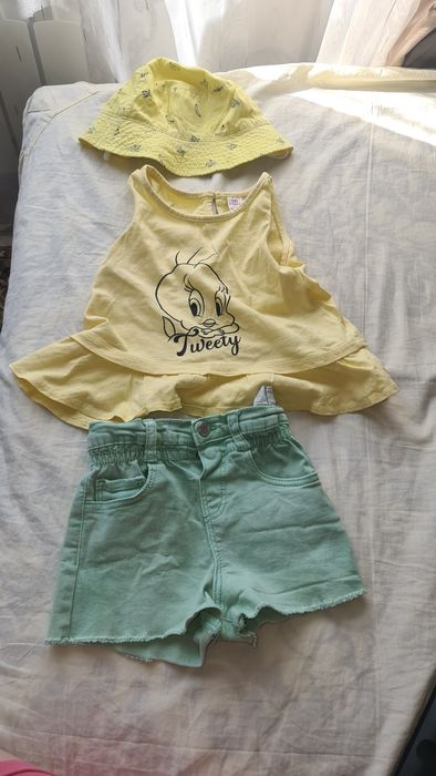 Шорты и майка детская на 18-24 м