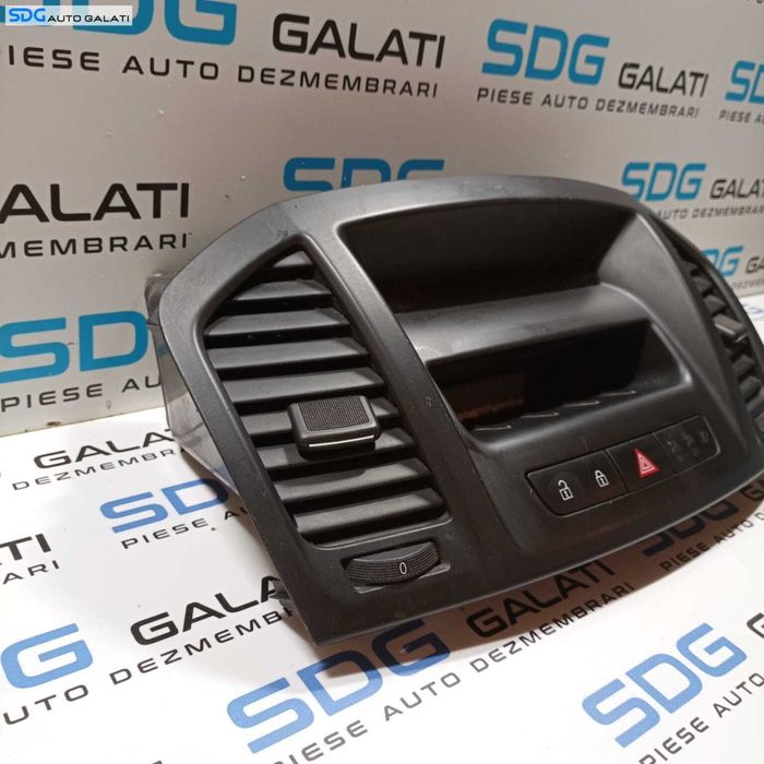 Rama Consola Ornament Gura Grila Aer Aerisire Ventilatie Bord Centrala Opel Insignia A 2008 - 2017 Cod 495050031 13274792 [2608]
